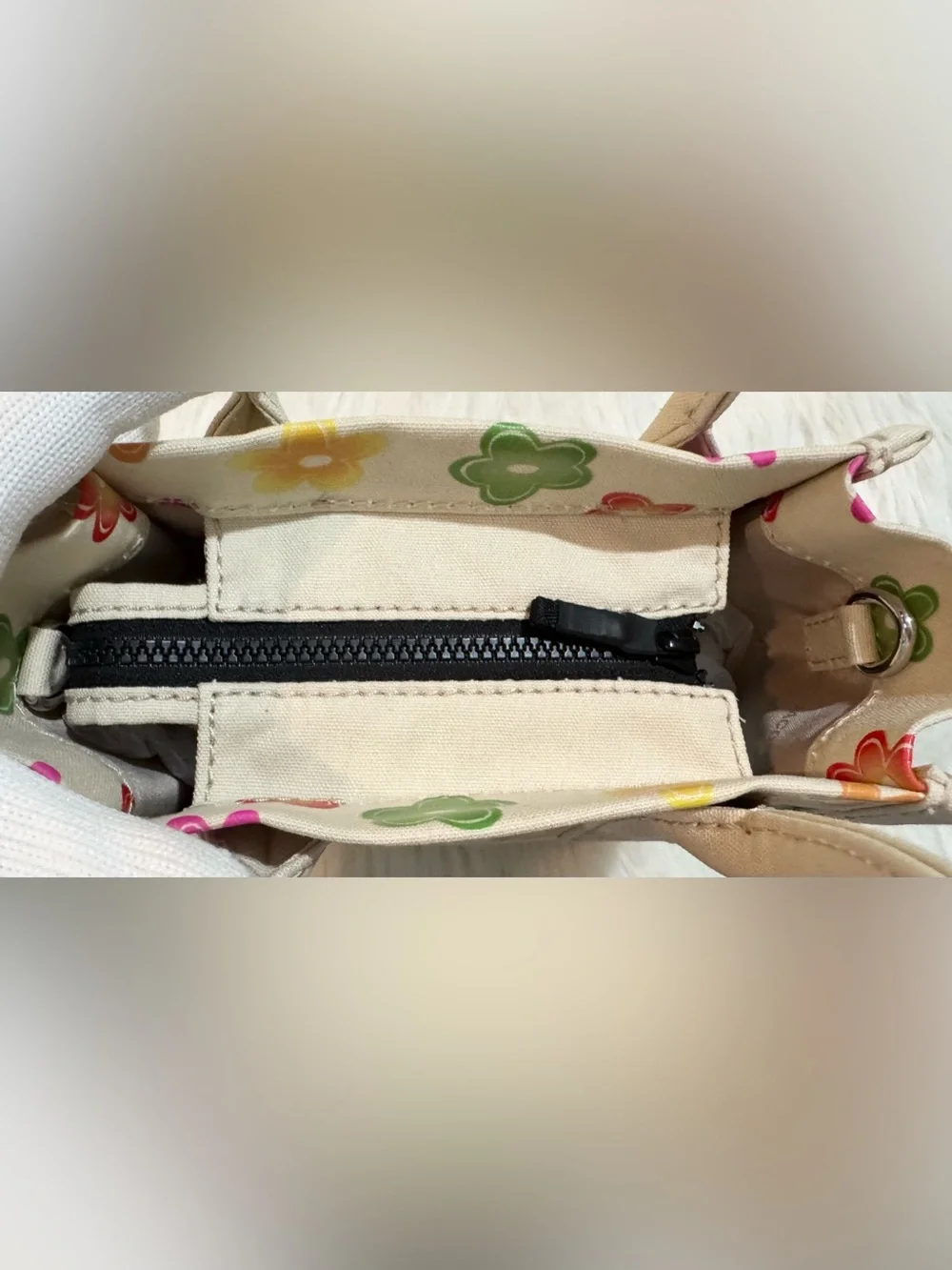 Marc Jacobs Canvas Standard Supply Small Tote Wild Daisy Multi Floral NWT
